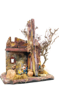 capanna per presepe di arte barsanti produzioni presepi lucca