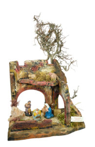capanna presepe di arte barsanti produzione artigianale toscana presepi