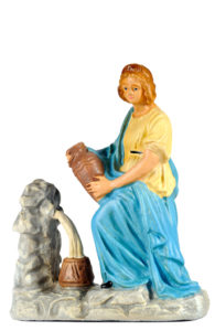 statuina in gesso artigianale dipinta a mano made in italy