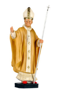 papa giovanni paolo II san michele di produzione arte barsanti statue in gesso e presepi artigianali