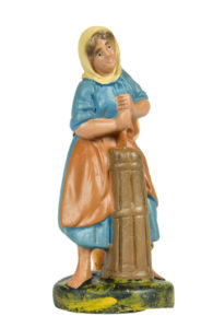 statuina in gesso per presepe made in italy