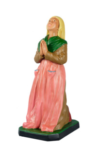 statua sacra di santa bernadetta di produzione arte barsanti presepi lucca